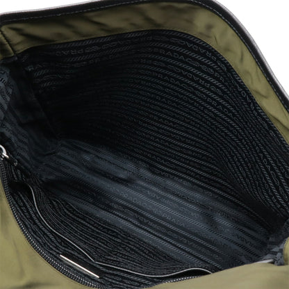 Prada Nylon Green Shoulder Bags