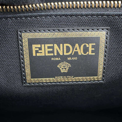 Fendi Canvas Black Shoulder Bags