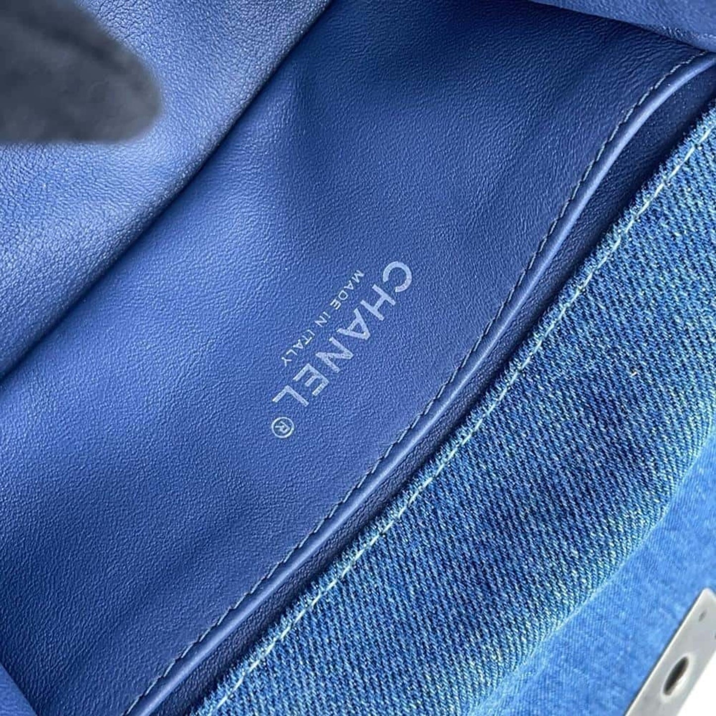 Chanel Denim Blue Shoulder Bags