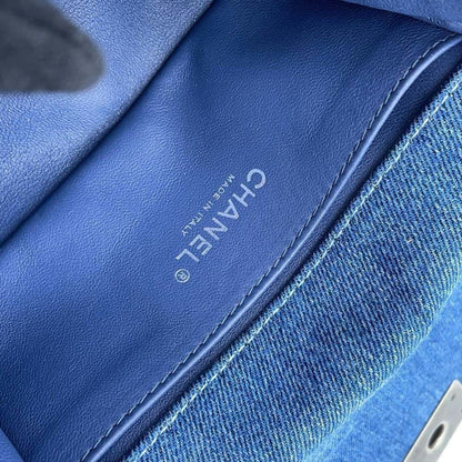 Chanel Denim Blue Shoulder Bags