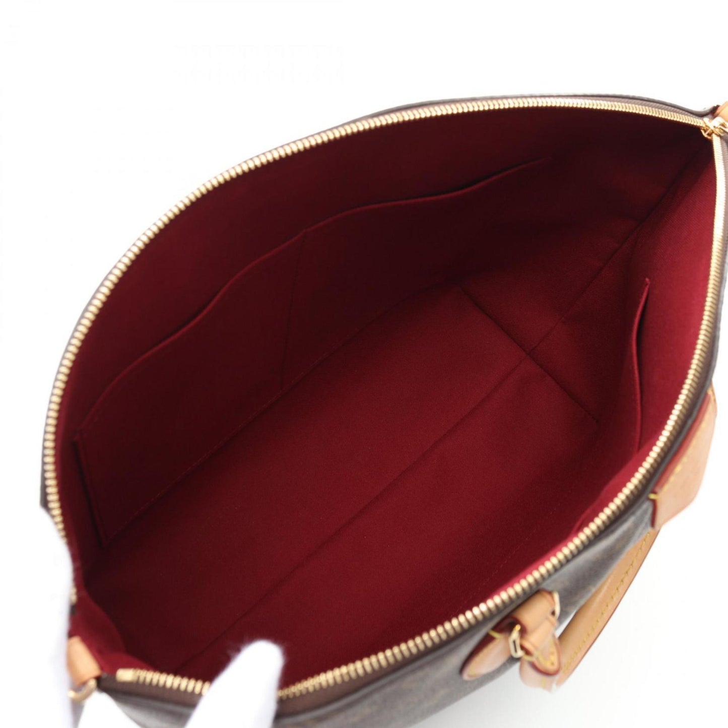 Louis Vuitton Coated Canvas Brown Handbags