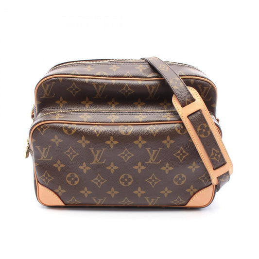 Louis Vuitton Coated Canvas Brown Shoulder Bags