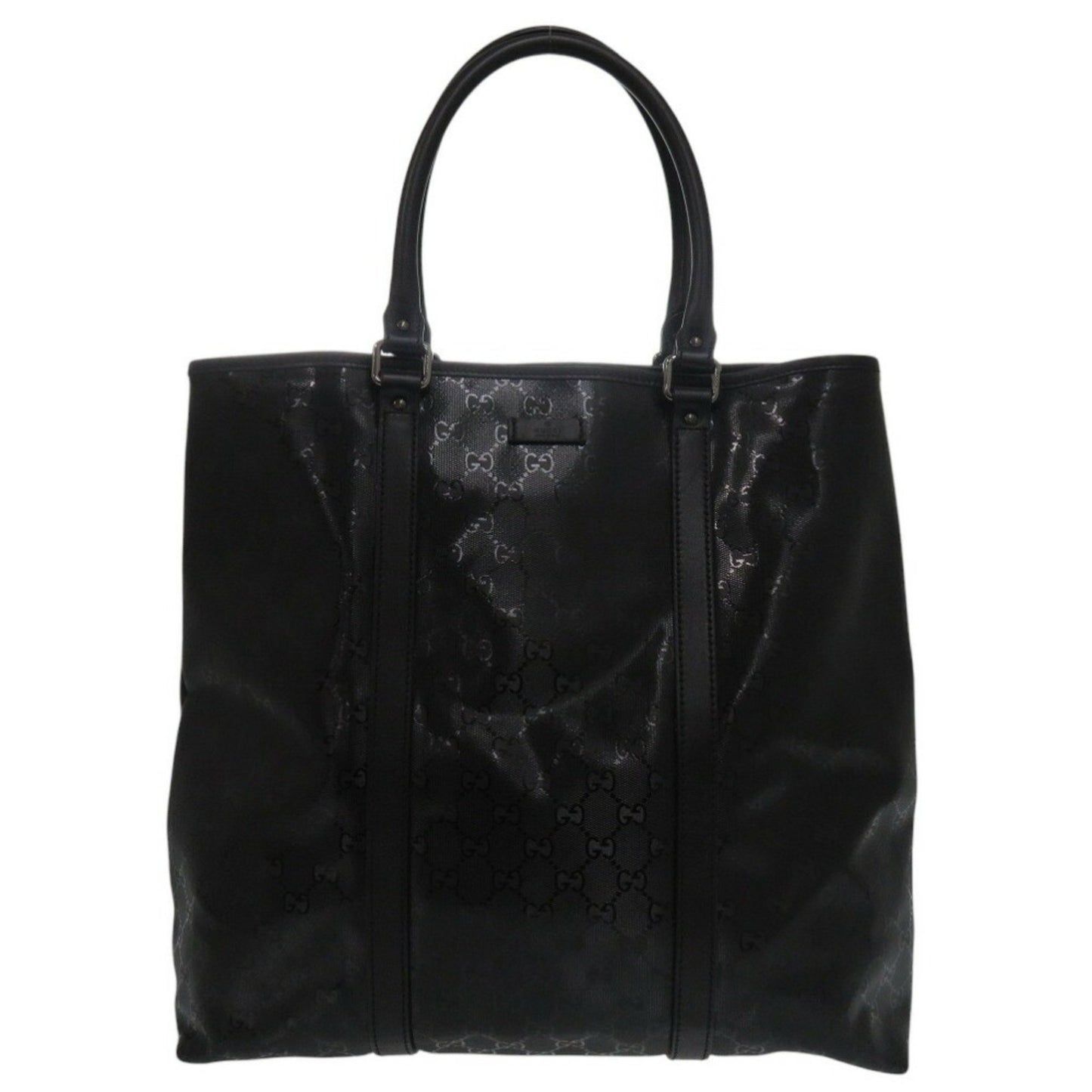 Gucci Pvc Black Tote Bags