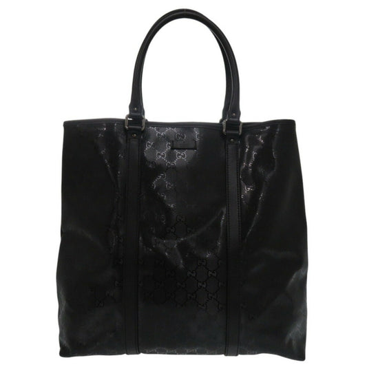 Gucci Pvc Black Tote Bags