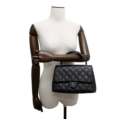 Chanel Calfskin Black Handbags