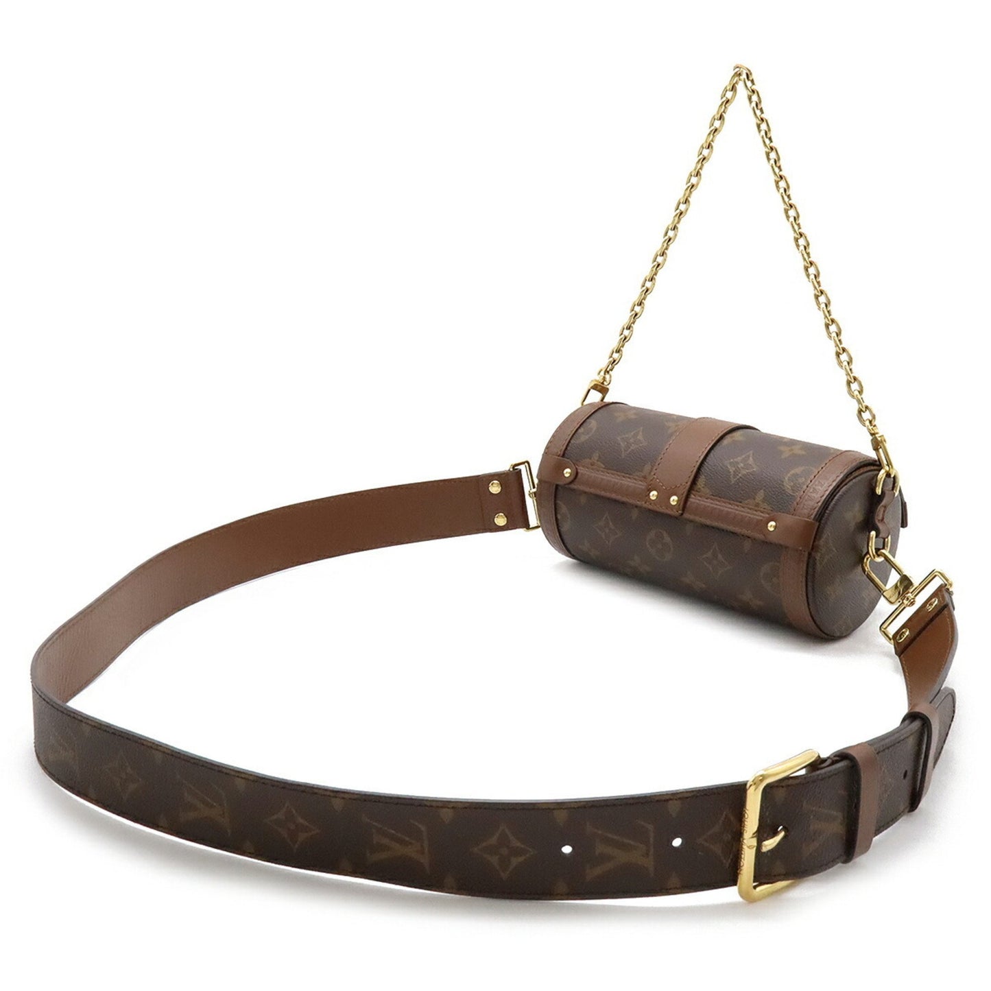 Louis Vuitton Monogram Canvas Brown Shoulder Bags
