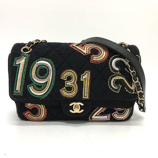 Chanel Canvas Black Shoulder Bags