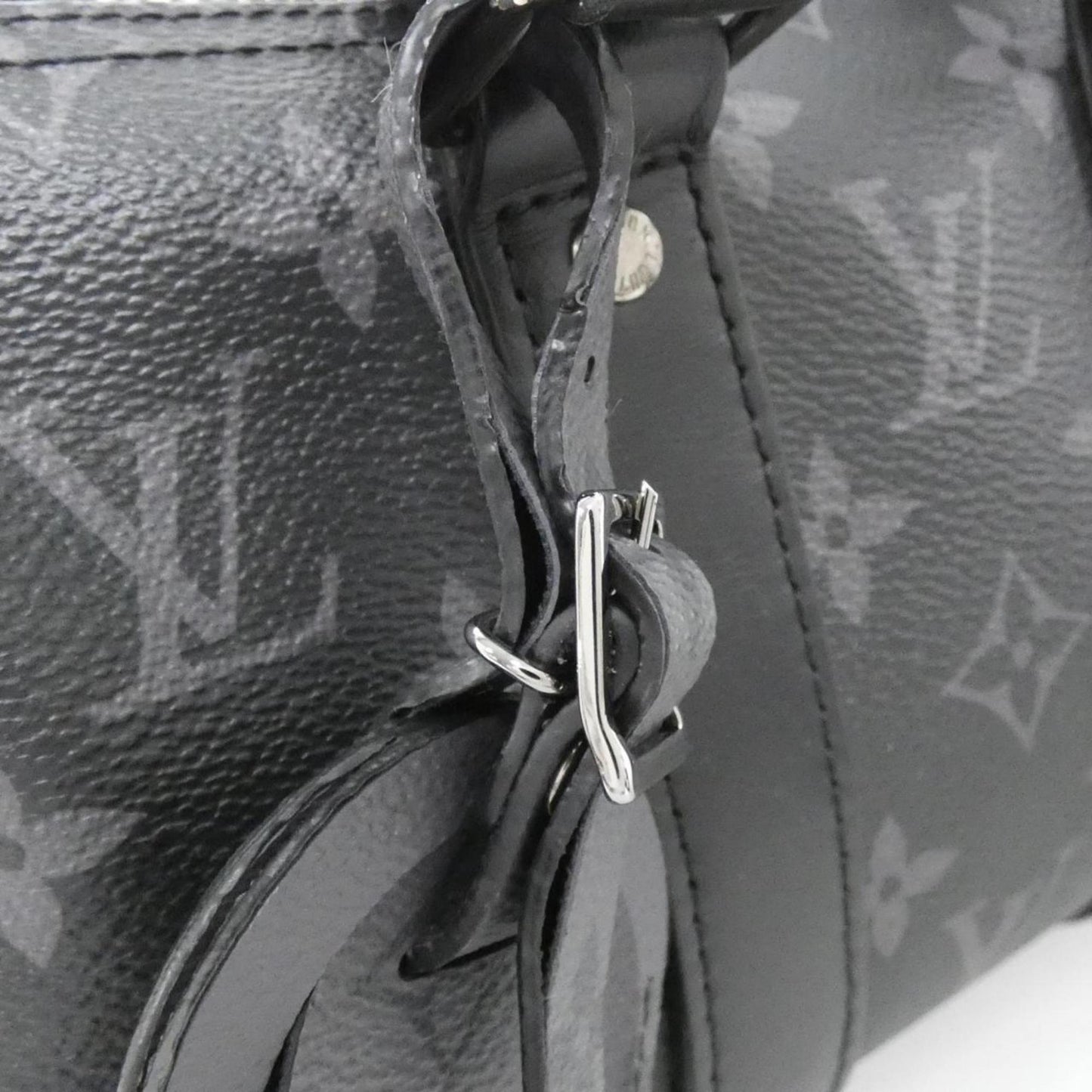 Louis Vuitton Coated Canvas Black Travel Bags