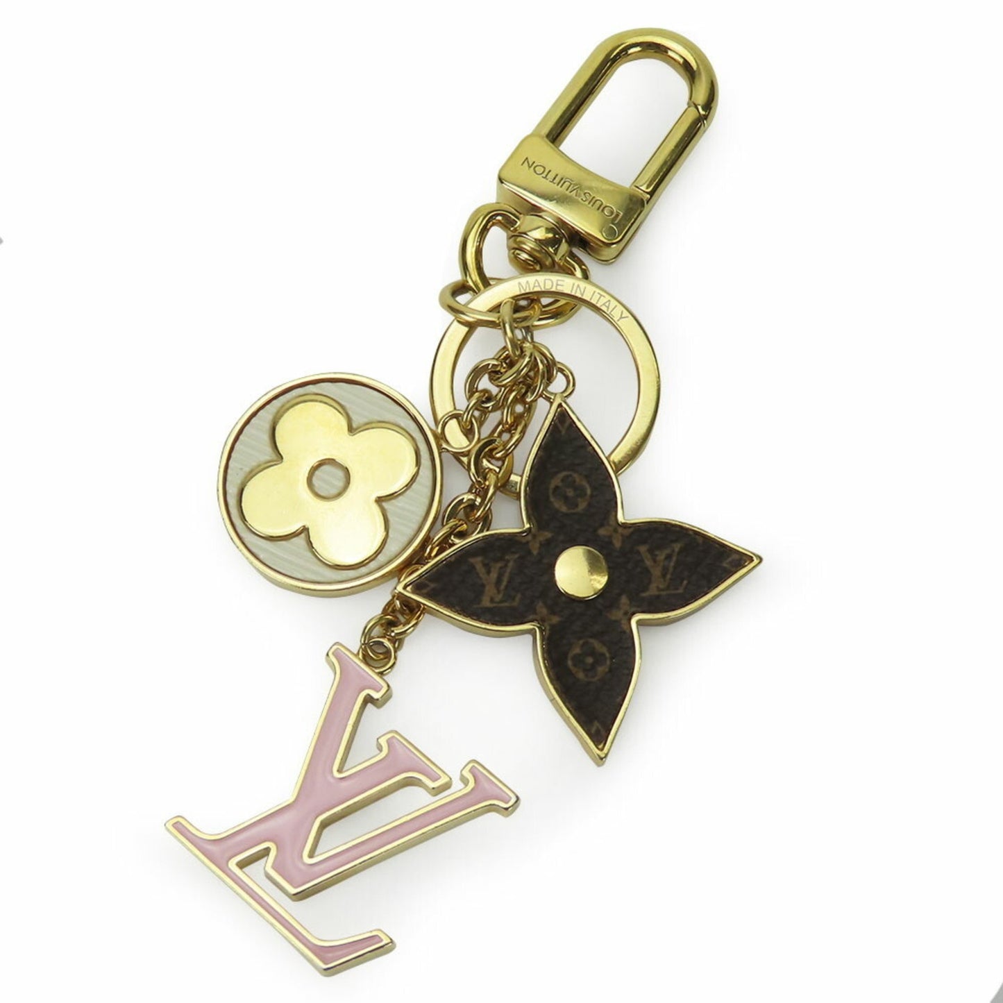 Louis Vuitton Other Metal Brown Key Rings