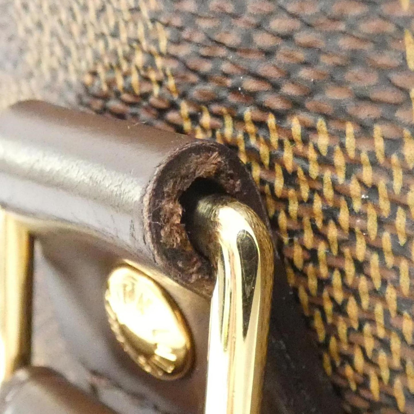 Louis Vuitton Coated Canvas Brown Handbags