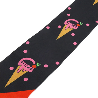 Gucci Silk Black Scarves