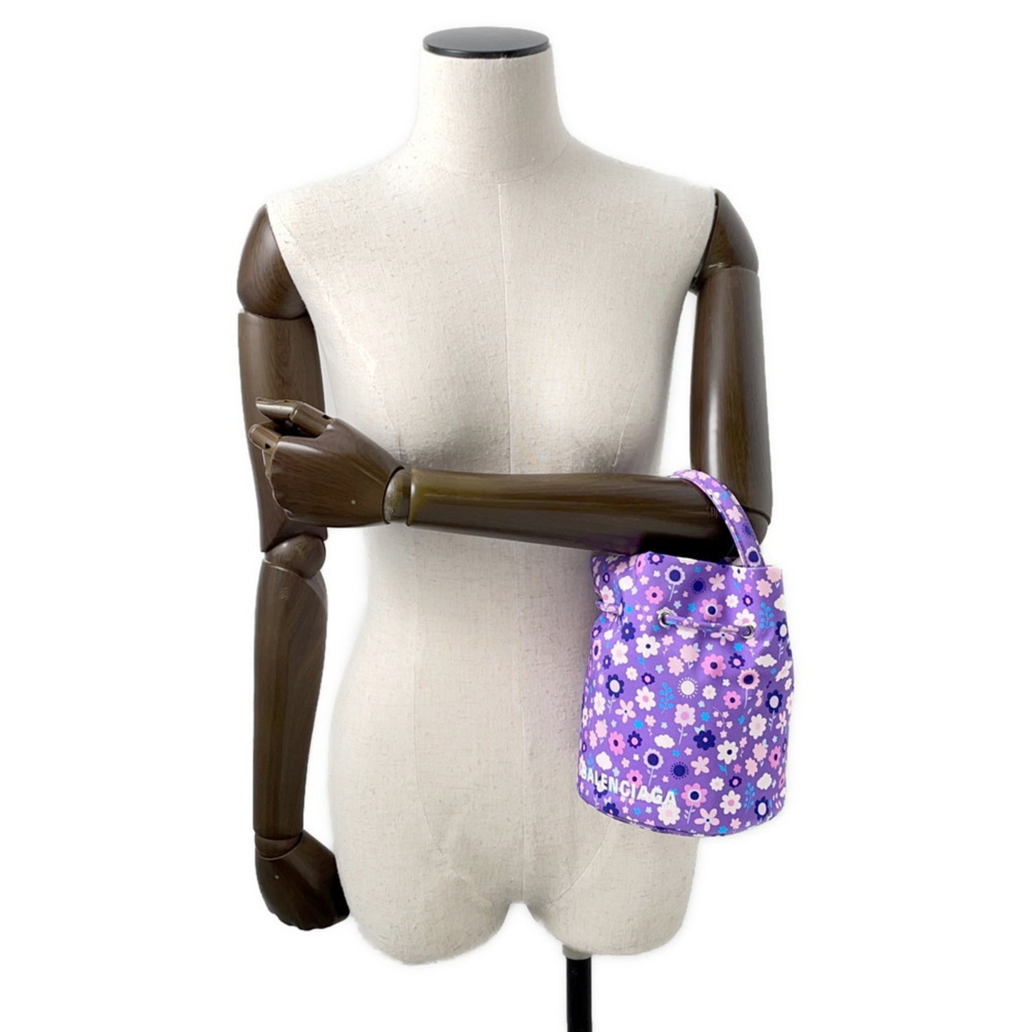 Balenciaga Nylon Purple Handbags