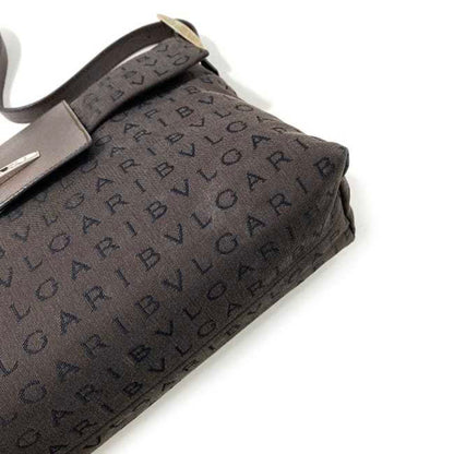 Bvlgari Canvas Brown Handbags