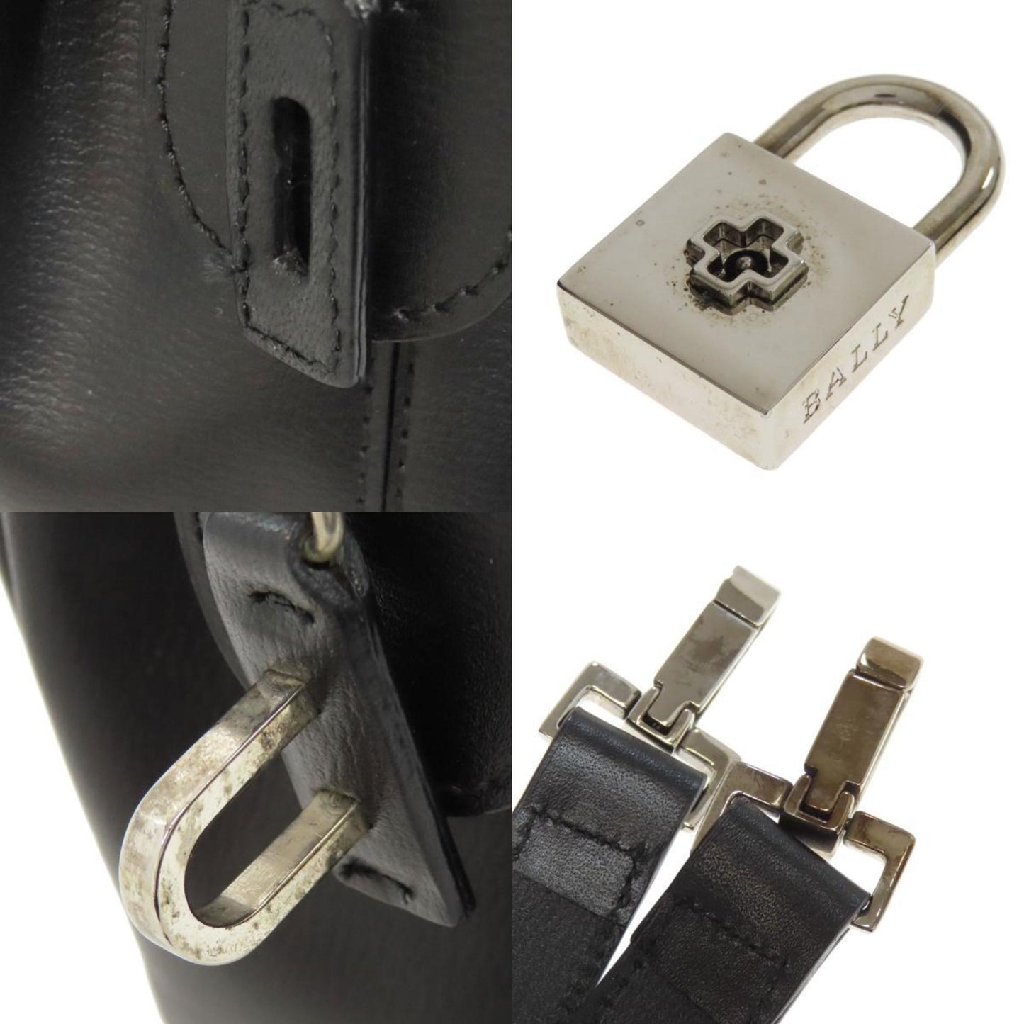 Bally Pvc Black Handbags