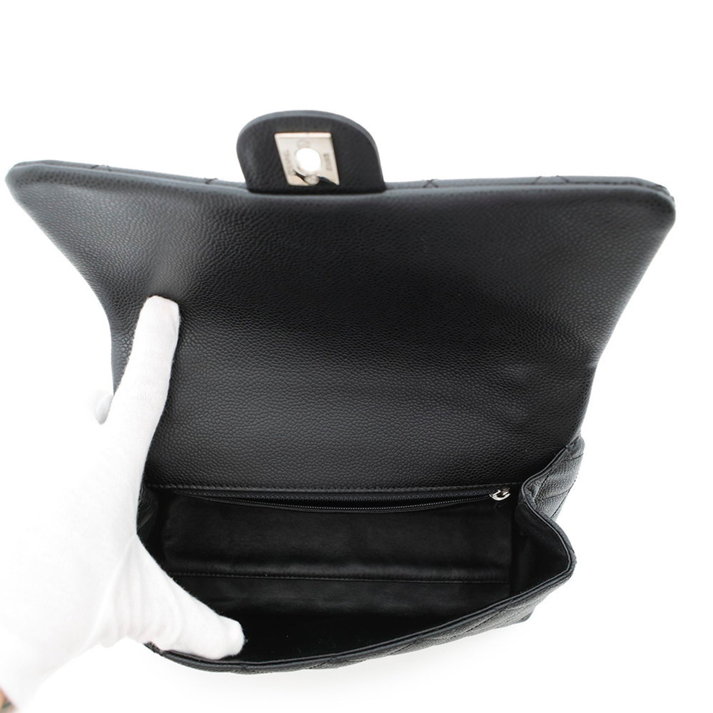 Chanel Calfskin Black Handbags