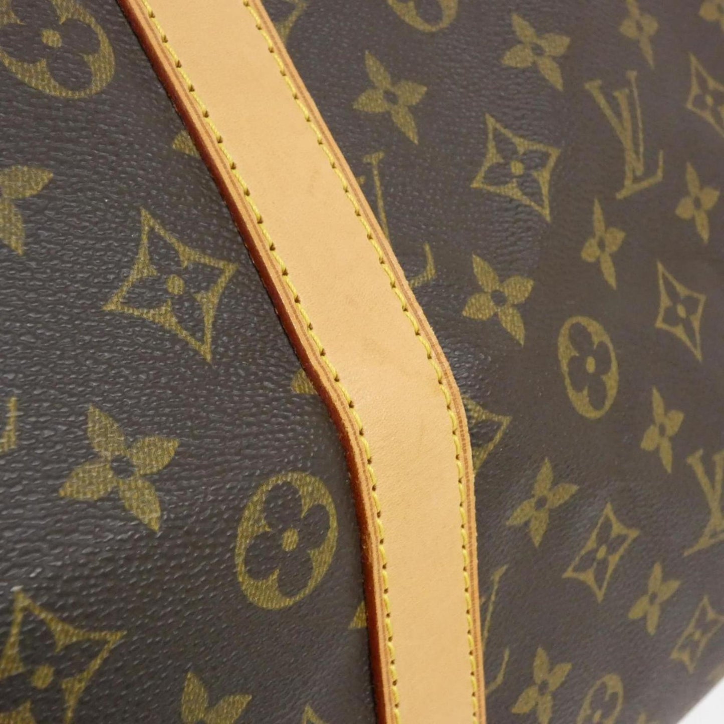 Louis Vuitton Coated Canvas Brown Travel Bags