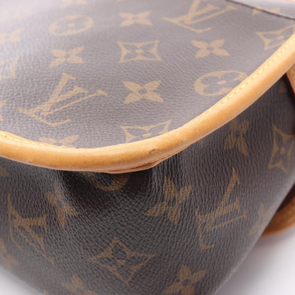 Louis Vuitton Coated Canvas Brown Shoulder Bags