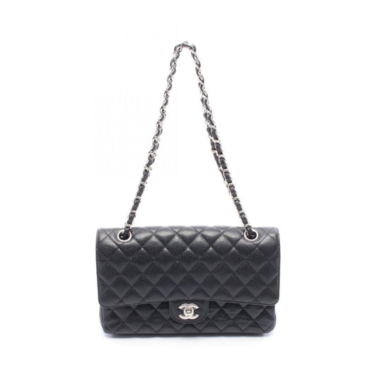 Chanel Calfskin Black Shoulder Bags