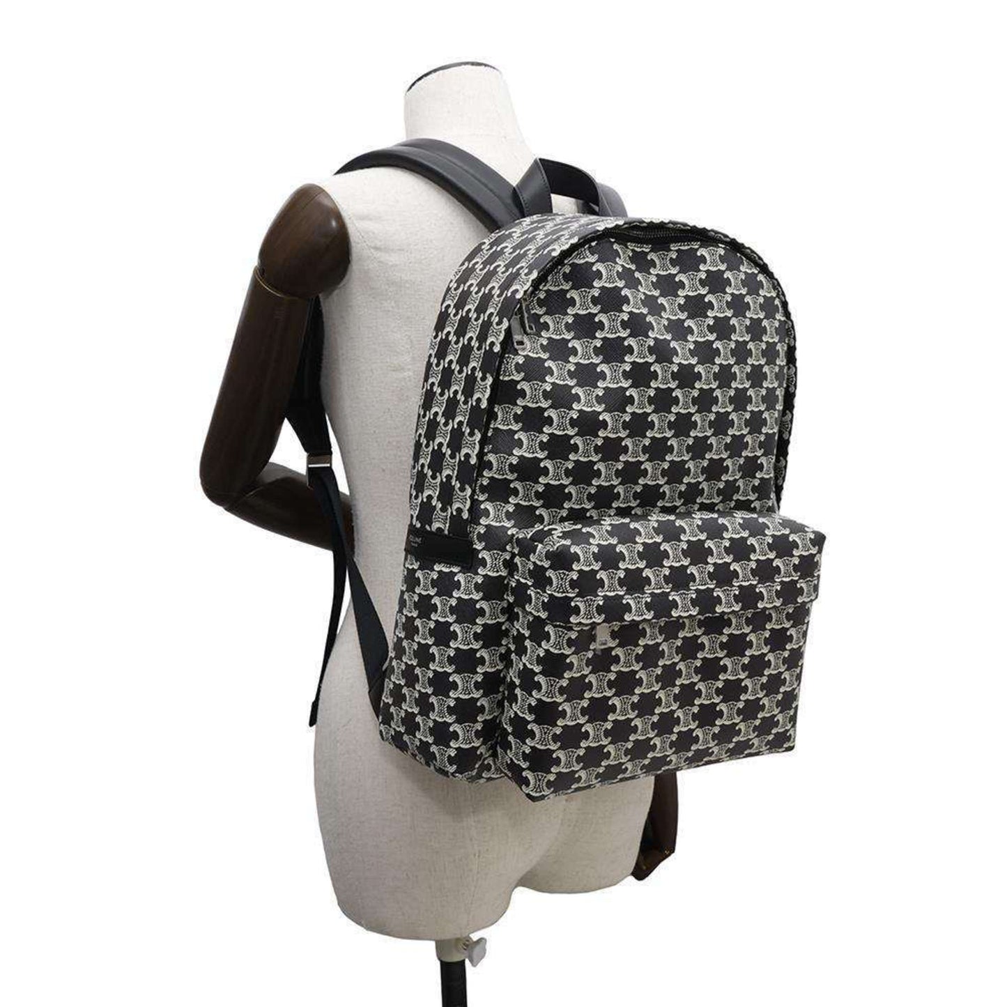 Celine Pvc Black Backpacks