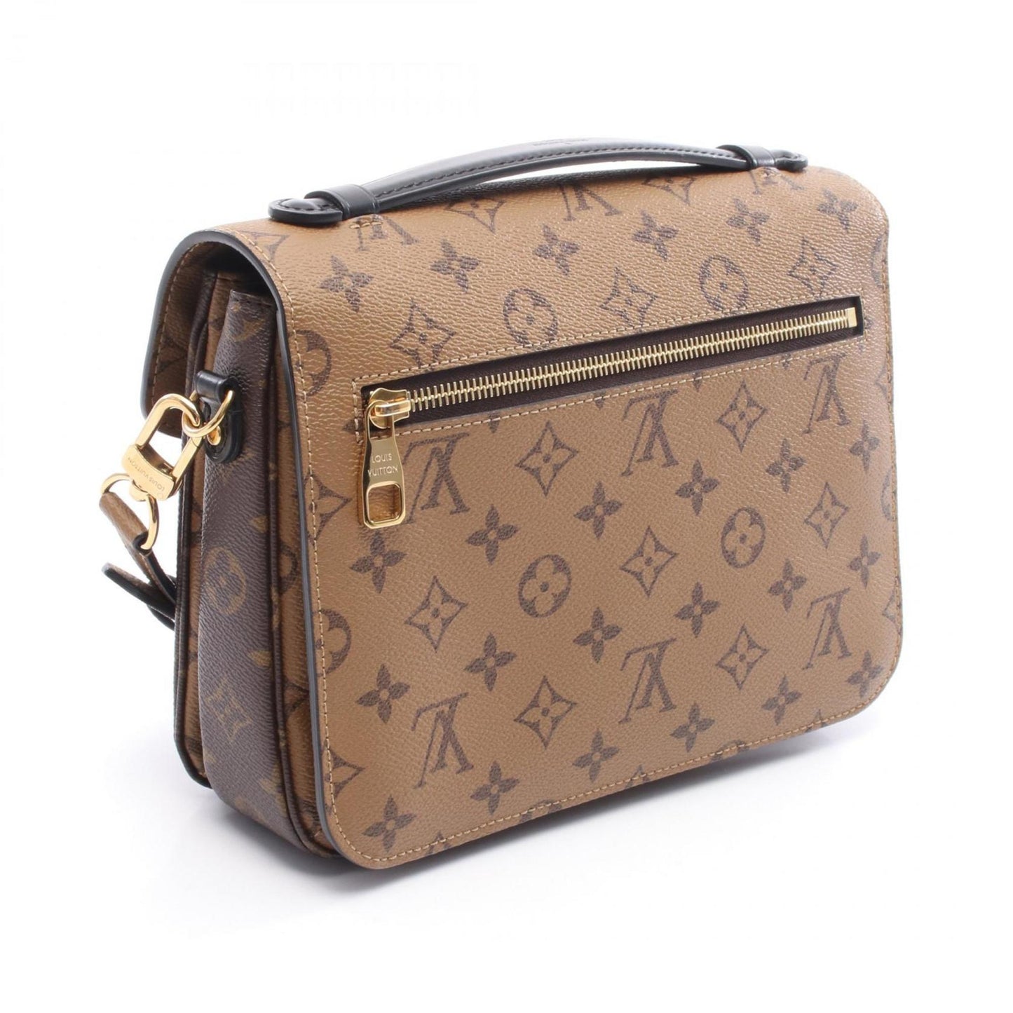 Louis Vuitton Coated Canvas Black Handbags