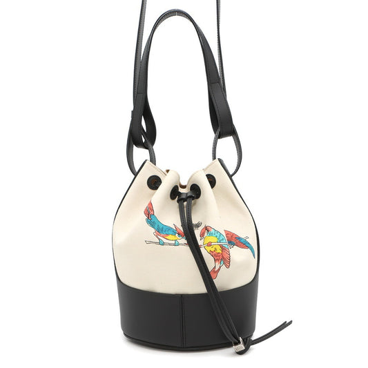 Loewe Canvas Black Shoulder Bags