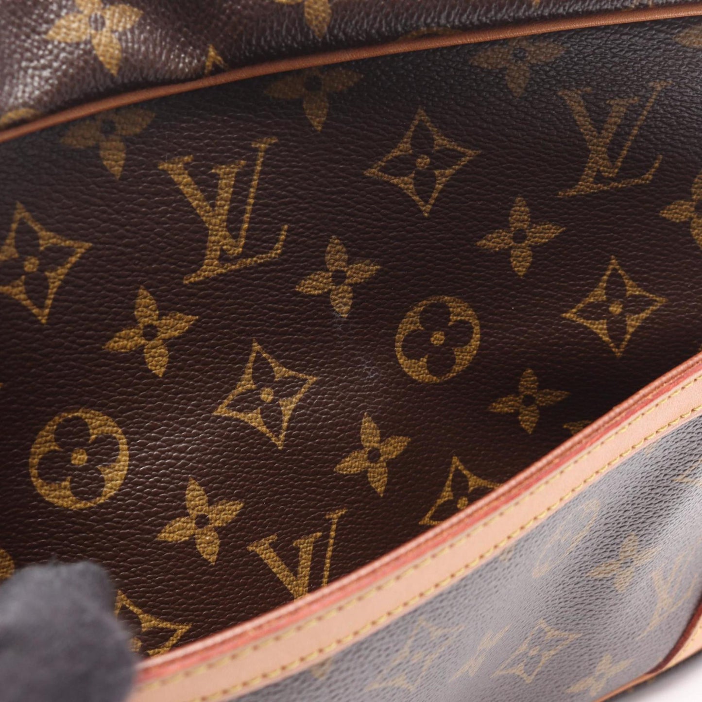 Louis Vuitton Coated Canvas Brown Shoulder Bags