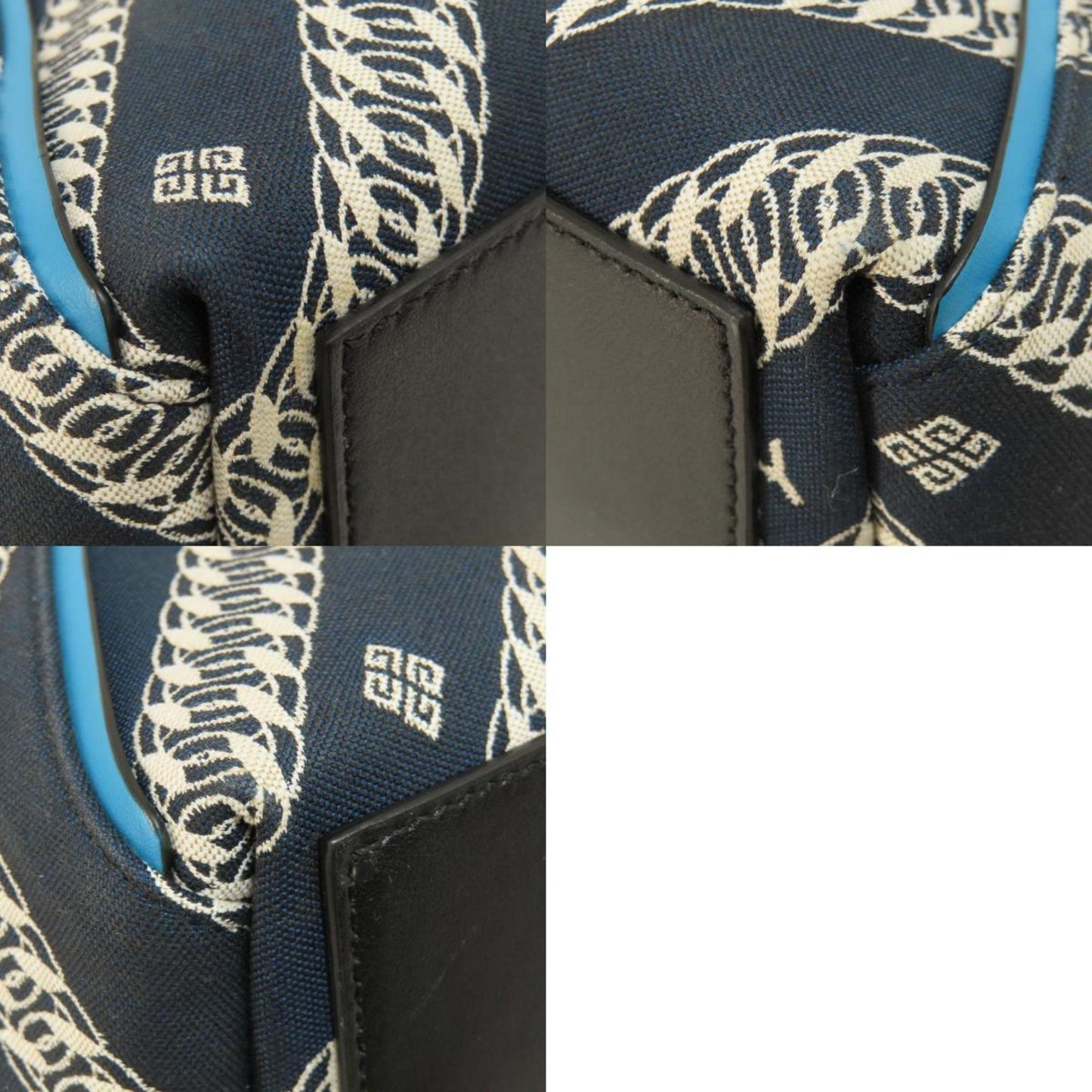 Givenchy Canvas Blue Tote Bags