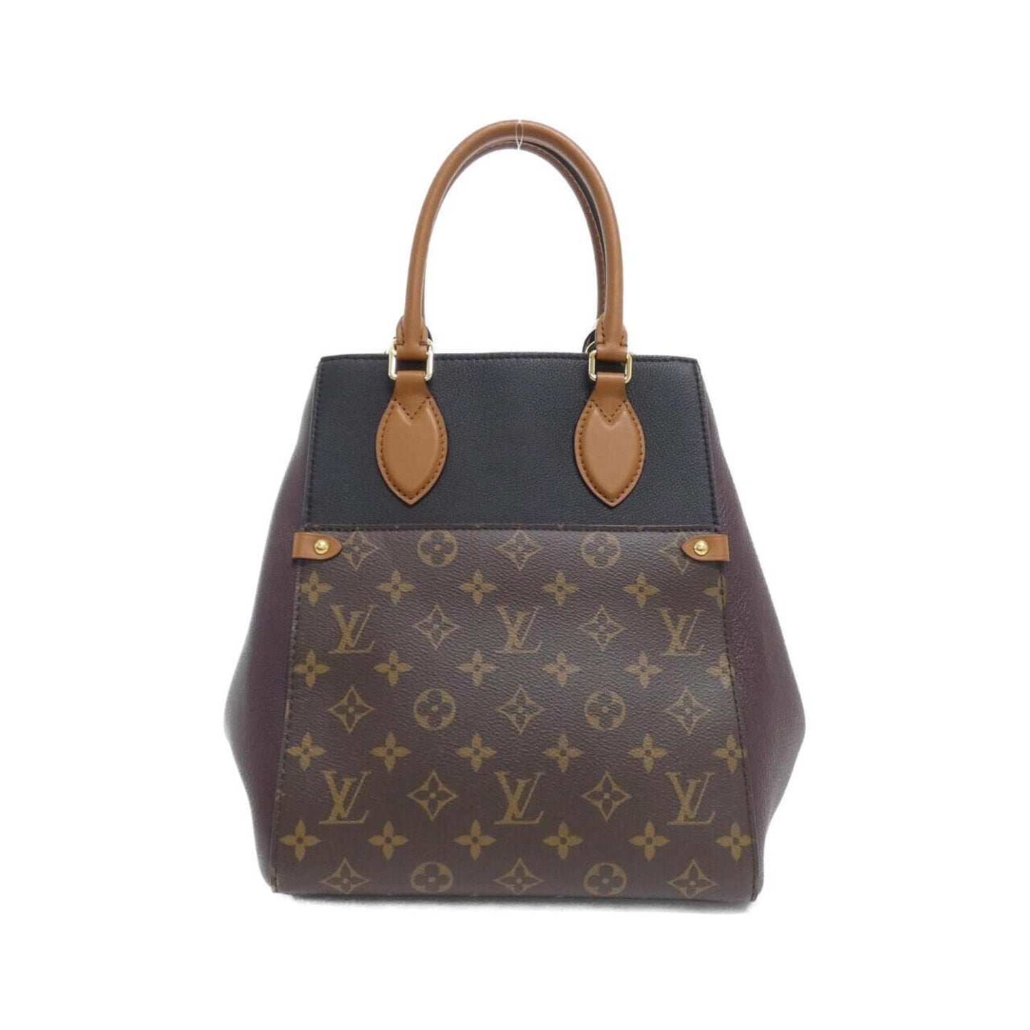 Louis Vuitton Coated Canvas Black Handbags