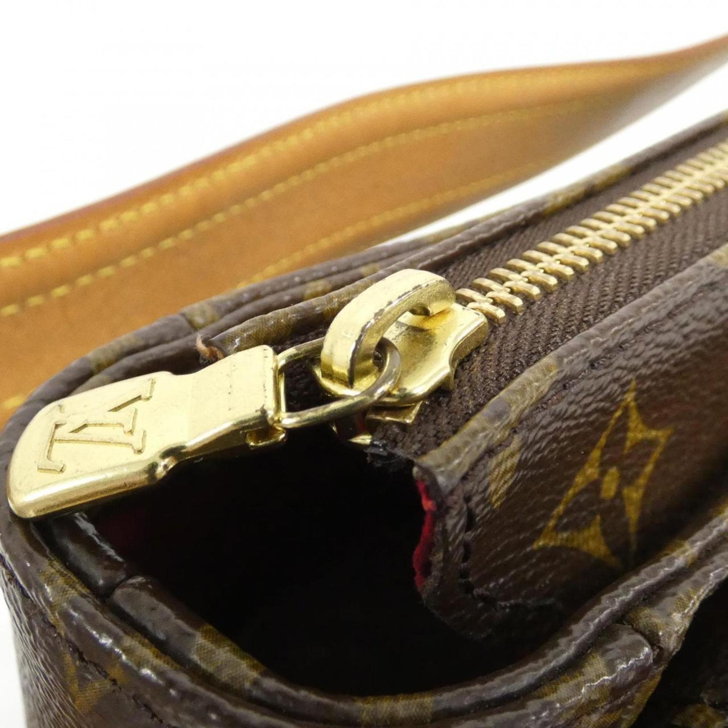 Louis Vuitton Coated Canvas Brown Shoulder Bags