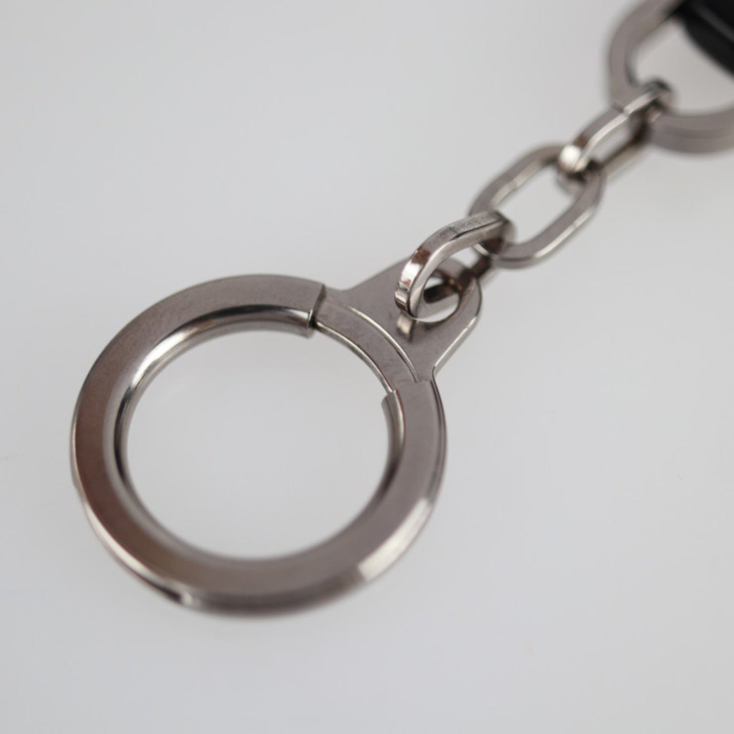 Louis Vuitton Glossy Material Black Key Rings