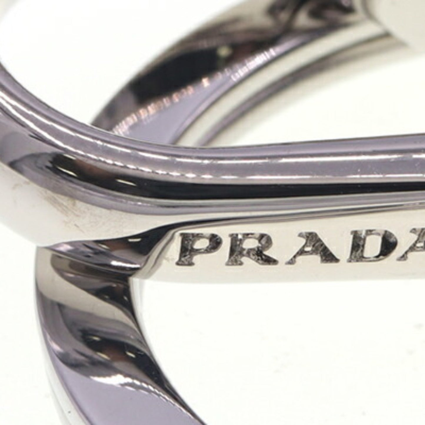 Prada Other Metal Silver Key Rings