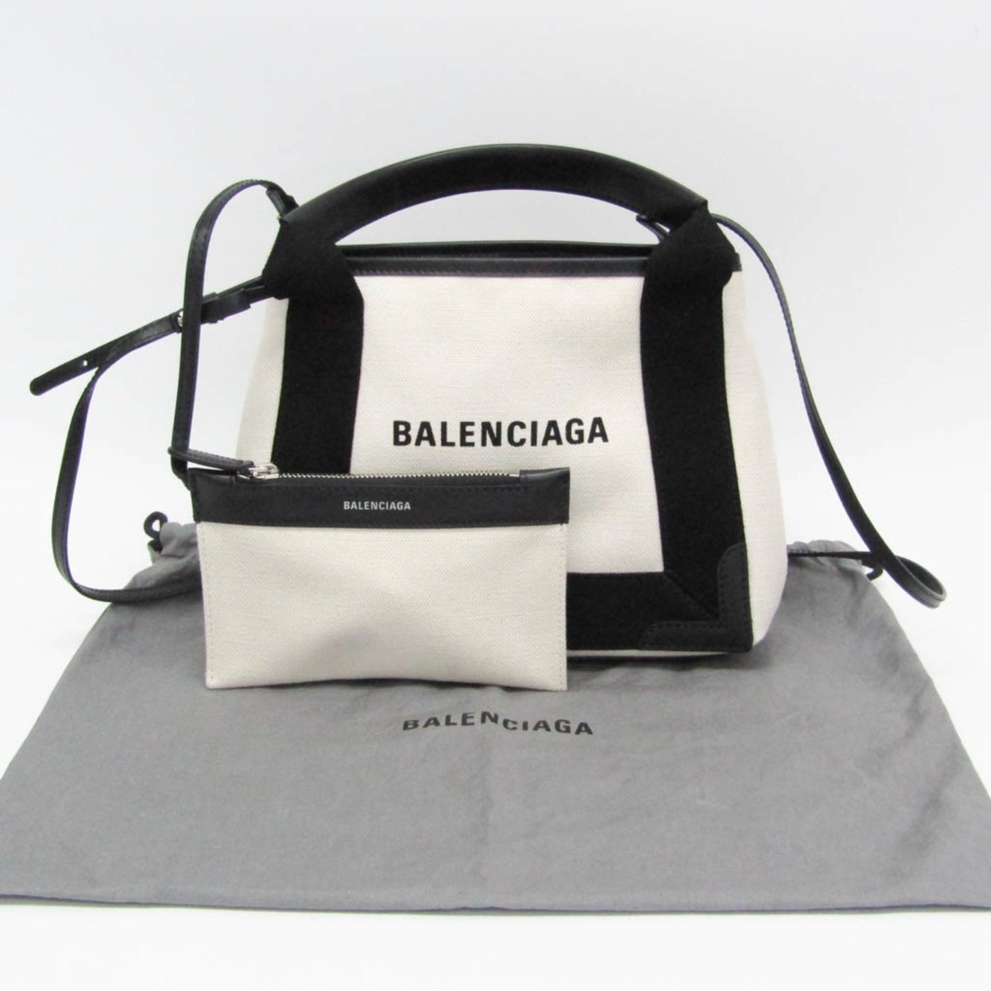 Balenciaga Canvas Black Handbags