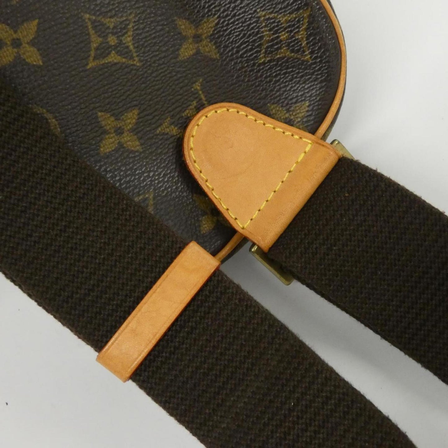 Louis Vuitton Coated Canvas Brown Shoulder Bags