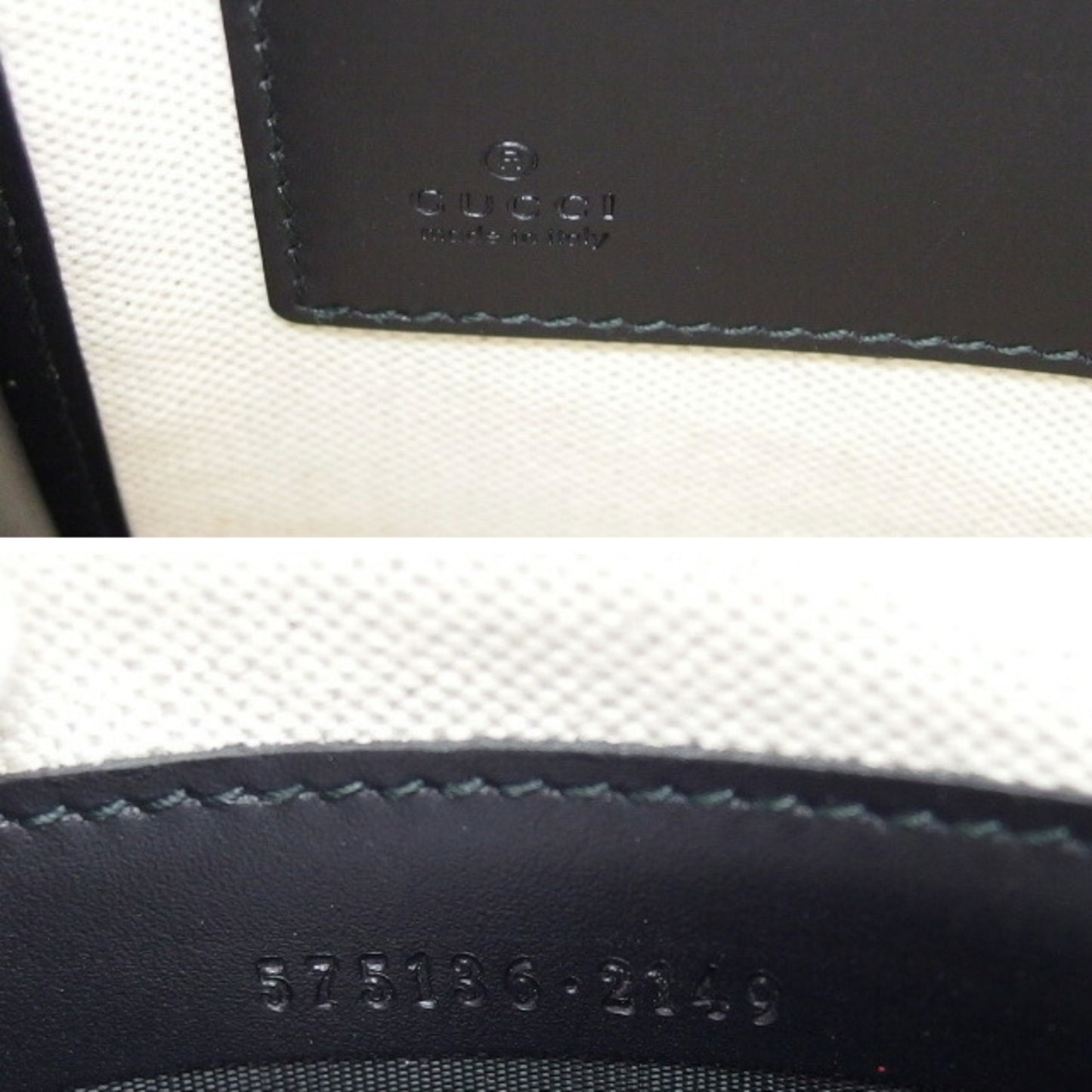 Gucci Coated Canvas Black Clutch Bags