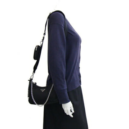 Prada Nylon Black Shoulder Bags