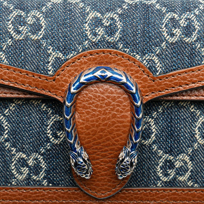 Gucci Denim Brown Shoulder Bags