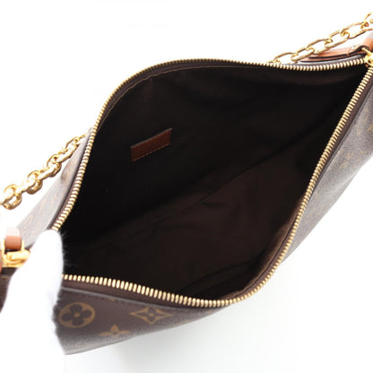 Louis Vuitton Monogram Canvas Brown Shoulder Bags