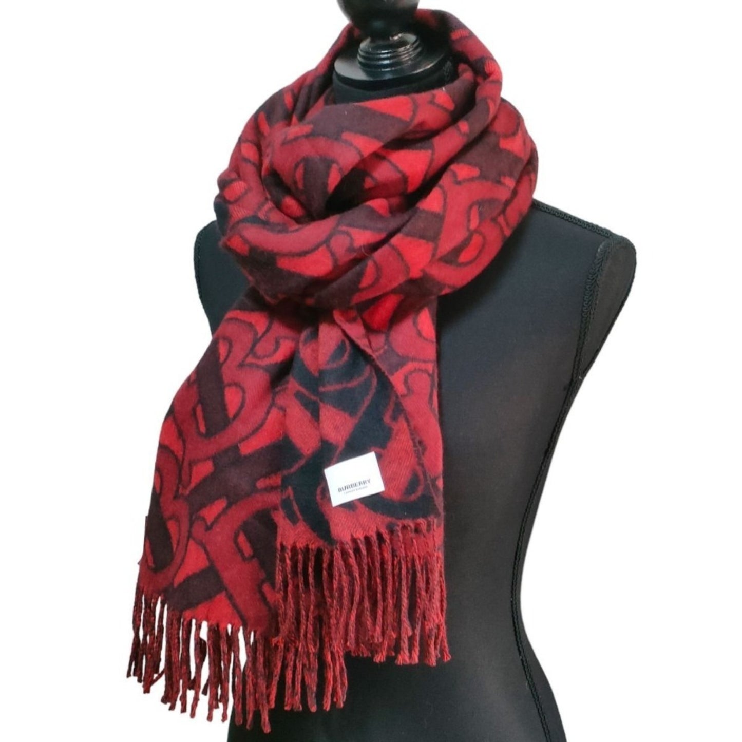 Burberry Cashmere Black Scarves