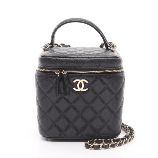 Chanel Calfskin Black Shoulder Bags