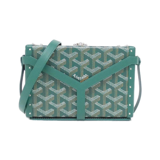 Goyard Coated Canvas Green Shoulder Bags