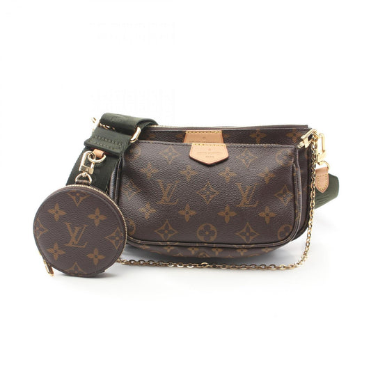Louis Vuitton Coated Canvas Brown Shoulder Bags