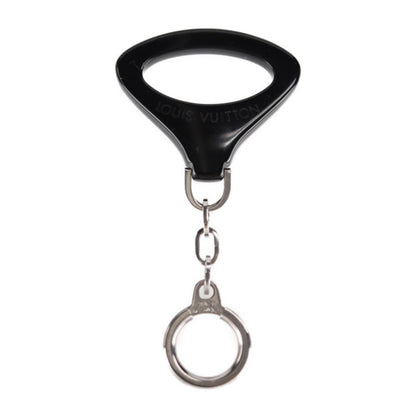 Louis Vuitton Glossy Material Black Key Rings