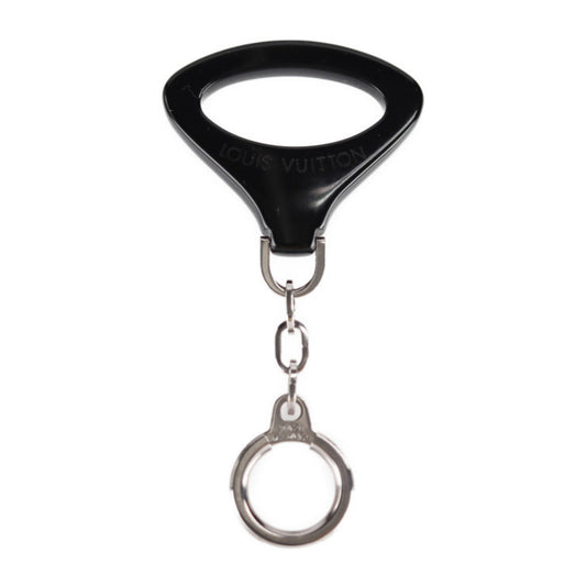 Louis Vuitton Glossy Material Black Key Rings