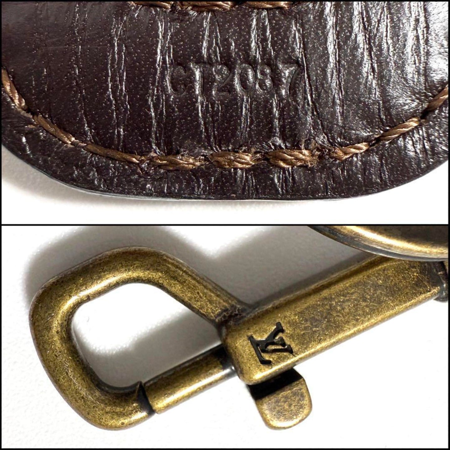 Louis Vuitton Other Metal Brown Key Rings