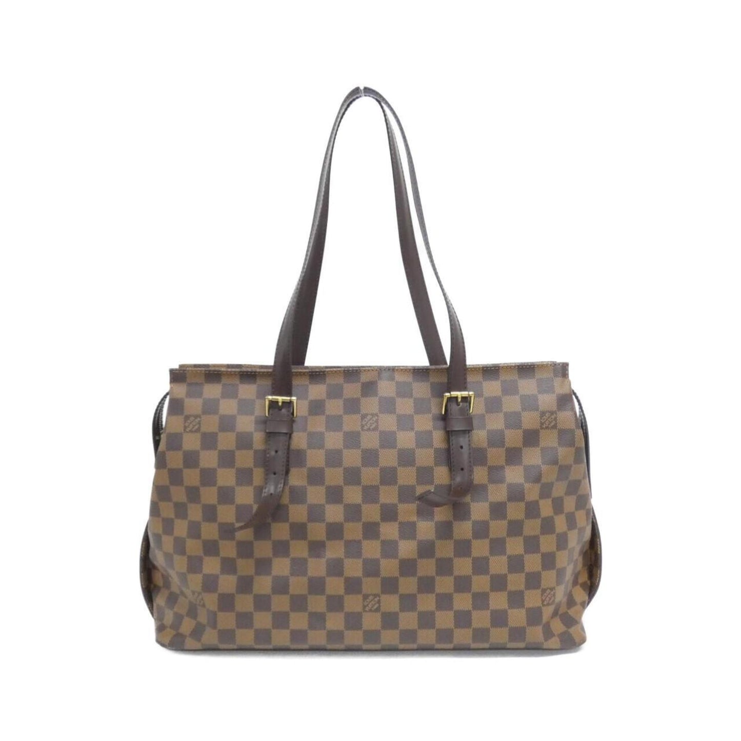 Louis Vuitton Coated Canvas Brown Shoulder Bags