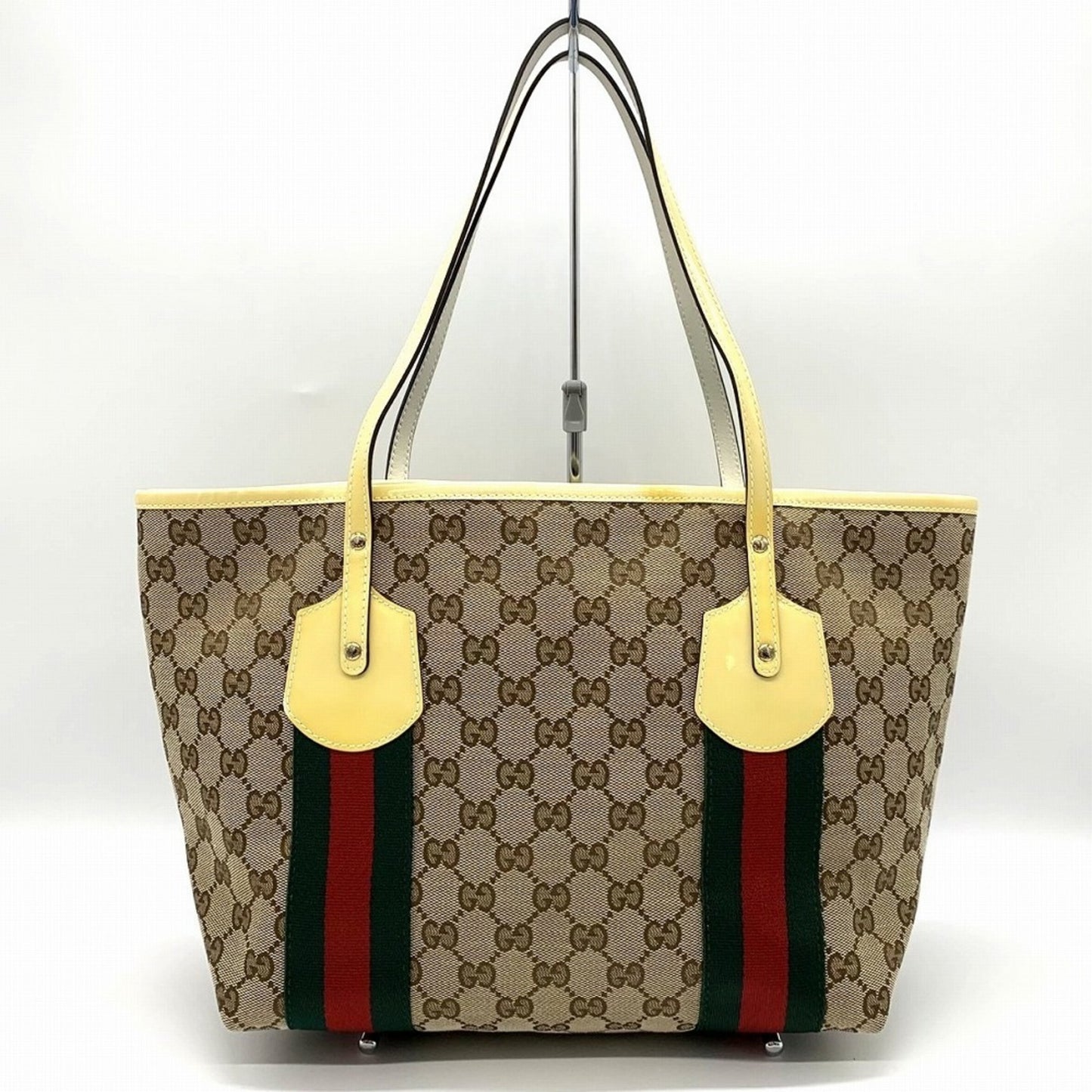 Gucci Canvas Brown Tote Bags