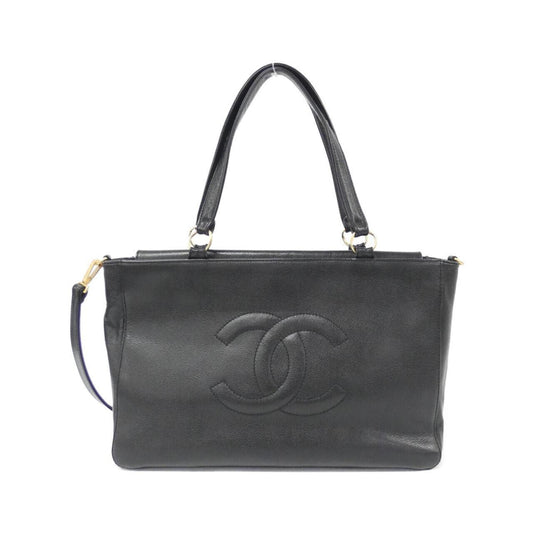 Chanel Calfskin Black Handbags
