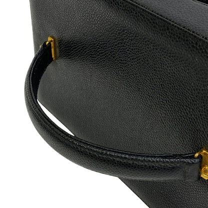 Chanel Calfskin Black Handbags