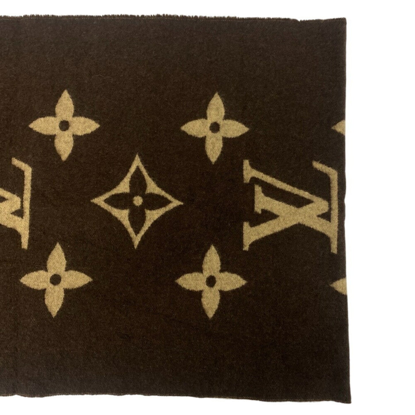 Louis Vuitton Monogram Canvas Brown Scarves