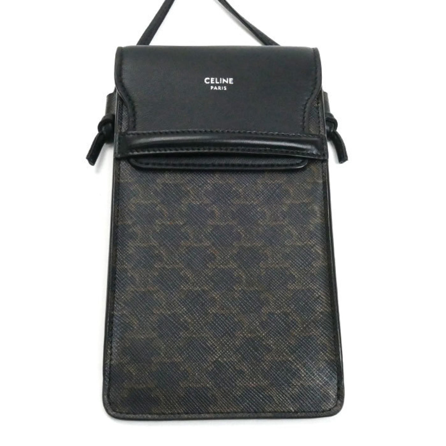 Celine Canvas Black Shoulder Bags